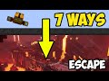 Minecraft stuck on the nether roof 7 ways to escape