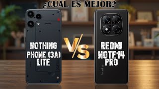 картинка: Nothing Phone 3a Lite против Xiaomi Redmi Note 14 Pro