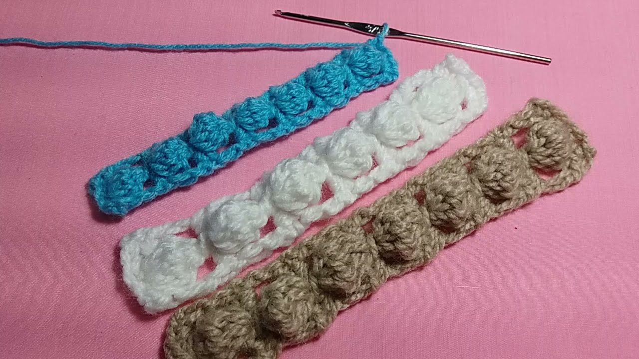 TEJE  A CROCHET EN PUNTO PUFF
