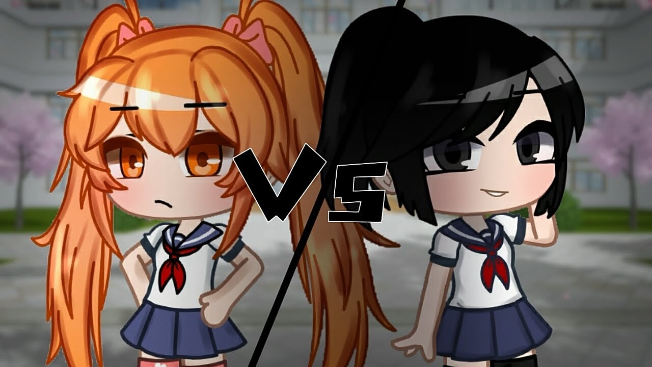 I remade Epic Rap Battles of Akademi: Osana vs Ayano in Gacha one