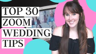 Zoom Wedding Ceremony SETUP &amp; TIPS // 2020-2021