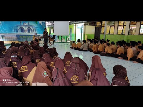 Tim PPDB MAN 3 Balangan Sosialisasi Penerimaan Siswa Baru di MTSN 4 Bala...