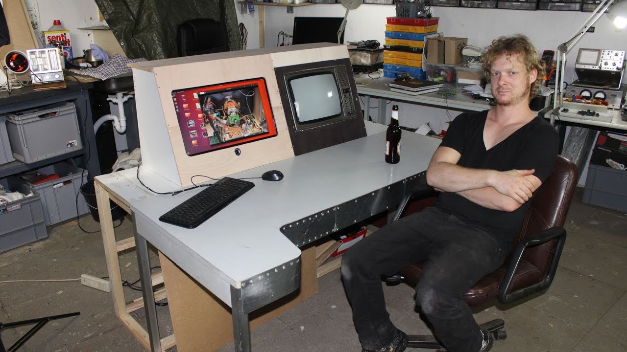 Update: Sci-Fi Computer Desk - YouTube