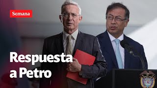 Expresidente Uribe responde a Petro por la reforma pensional | Semana Noticias