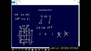 Bitwise Operators in C Part 5, C Programming Tutorial for Beginners Part 20