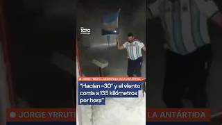 Locura total: celebró el triunfo de Argentina en la Antártida y en REMERA