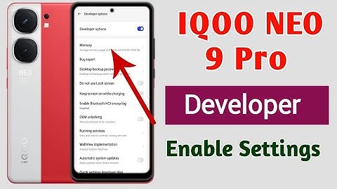 iqoo neo 9 pro me developer option kaise laye !! how to enable developer in iqoo neo 9 pro