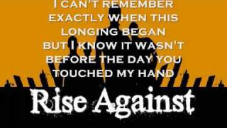 Rise Against- Torches (with lyrics)