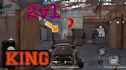best 2v1 match in the king map (cod mobile)