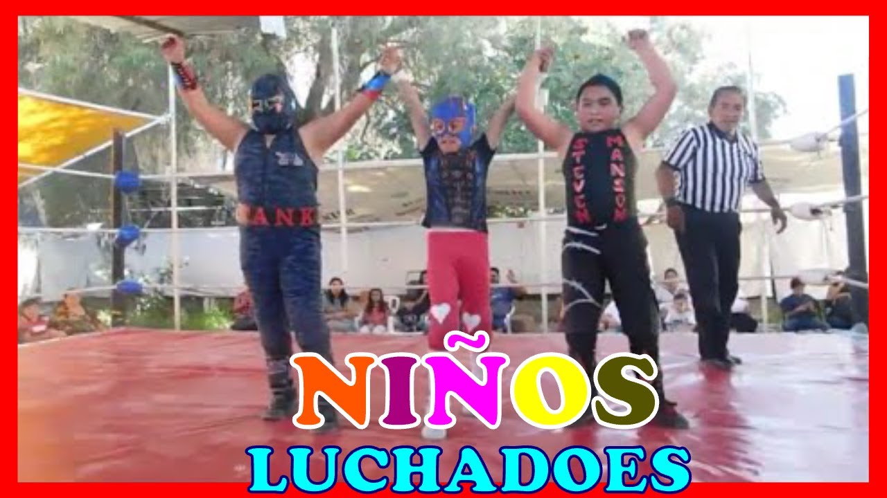 LUCHA LIBRE DE NIÑOS EN EL RING {1er}{LUCHA DE EXHIBICIÓN} COLISEO COACALCO.