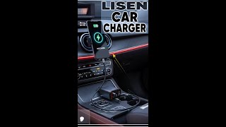 LISEN Retractable Car Charger Fast Charging Tangle-Free Cable Auto Zone