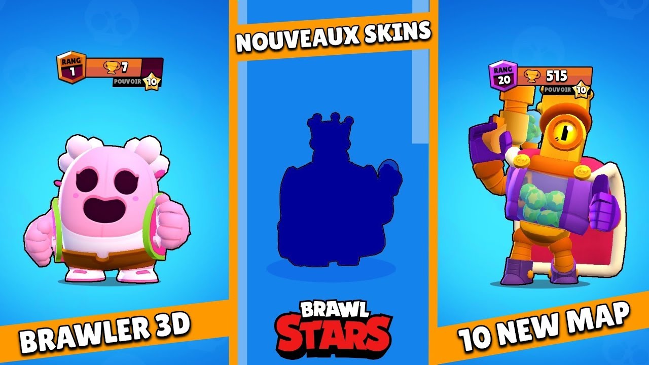 BRAWL STARS - OFFICIEL : NOUVEAUX SKINS / 10 NOUVELLES MAP ...