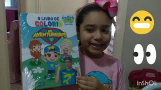 Livro de colorir Os Aventureiros