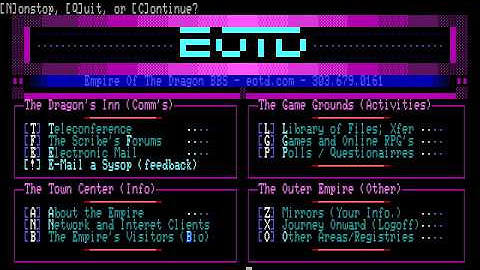 Atari 8 bit computer ANSI terminal running in altirra with VBXE