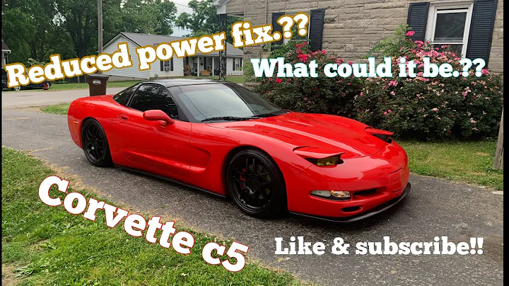 C5 corvette REDUCED ENGINE POWER.!? FIX!!!