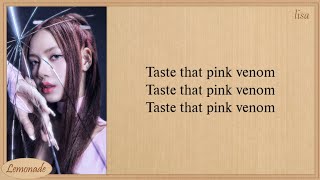 BLACKPINK Pink Venom Easy Lyrics Resimi