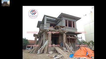 Mẫu Nhà Biệt Thự 2 Tầng Kiểu Hiện Đại Đơn Giản Mà Đẹp Bà Nhương-Khoái Châu -Hưng Yên