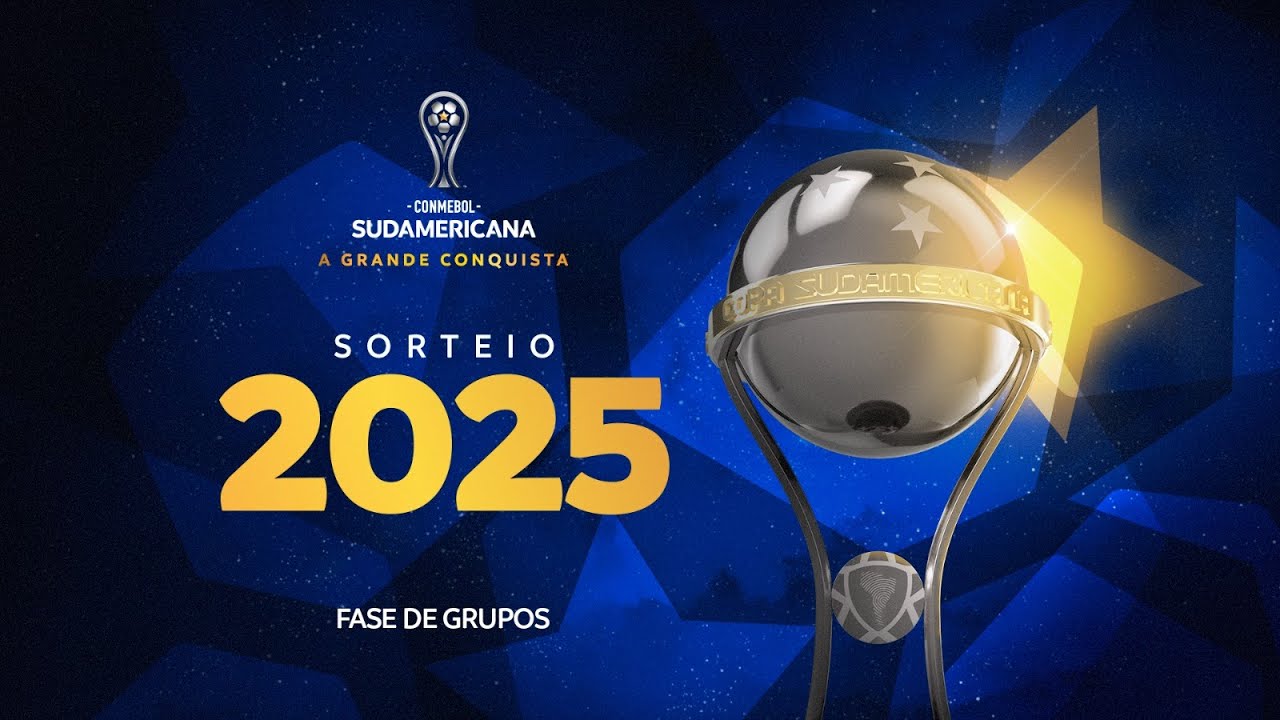 SORTEIO DA FASE DE GRUPOS DA CONMEBOL SUDAMERICANA 2025