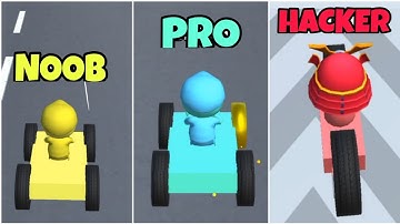 NOOB vs PRO vs HACKER in CarCraft.io