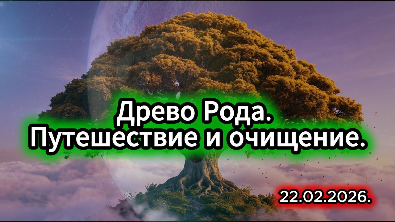 Древо рода. Путешествие и очищение.