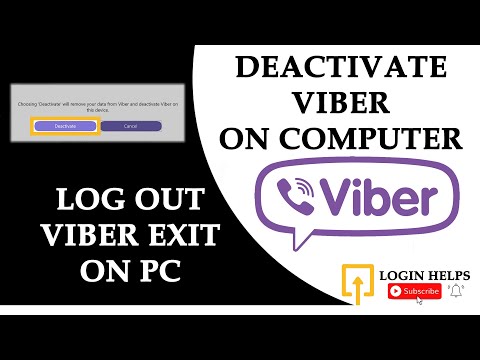 How to Log Out Viber on PC? Sign Out Viber On Computer/Desktop | Exit Viber Deactive