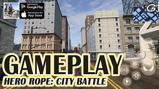 HERO ROPE: CITY BATTLE GAMEPLAY - MOBILE GAME (ANDROID/IOS) screenshot 1