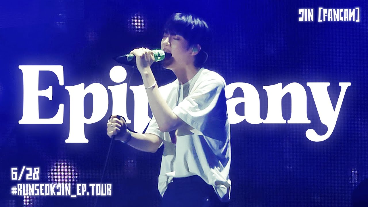 [4K] 250628 EPIPHANY | ENG SUBS 💙🎸⚡️ #RUNSEOKJIN_EP.TOUR 방탄소년단 진 직캠