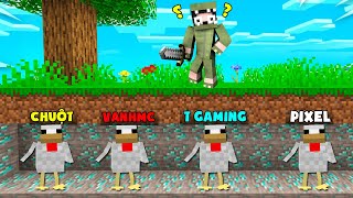 MINI GAME : TRÒ CHƠI TRỐN TÌM ** T GAMING VÀ NOOB TEAM CHƠI TRỐN TÌM CON GÀ VÀ CON BỌ MINECRAFT