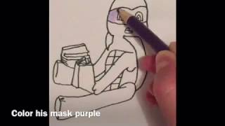HOW TO DRAW "CUTE" NINJA TURTLES PT. 1!
