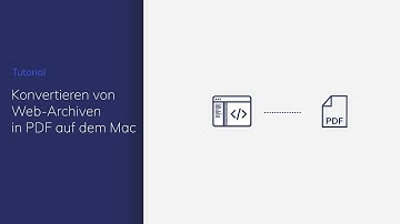 Wie man Webarchive auf PDF auf dem Mac konvertiert