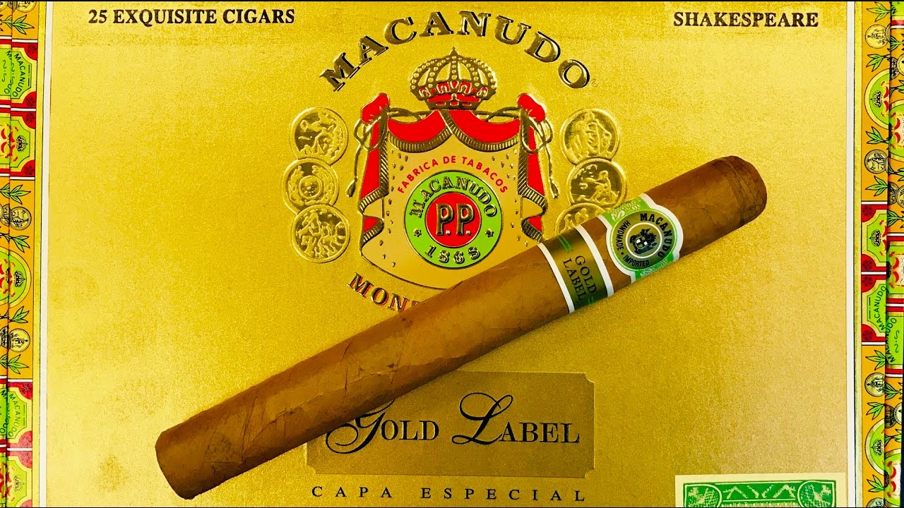 Macanudo Gold Label Cigars, Worldwide Shipping