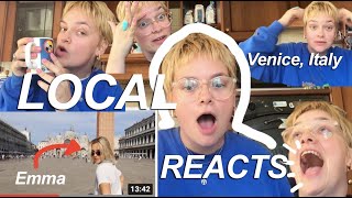 I can&#39;t believe this...(reacting to Emma Chamberlain’s Venice video)