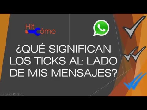 Video: En whatsapp, ¿qué significan dos ticks?
