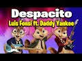 Despacito - Luis Fonsi, Daddy Yankee (Version Chipmunks - Lyrics/Letra) 🎧