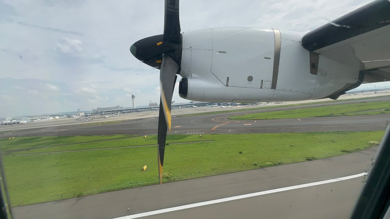 【セントレア発初便】トキエア ATR72-600 セントレア出発&新潟空港到着