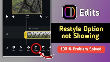 Fix Restyle Option Not Showing in Edits App 2025 | Edits App Restyle Option Missing