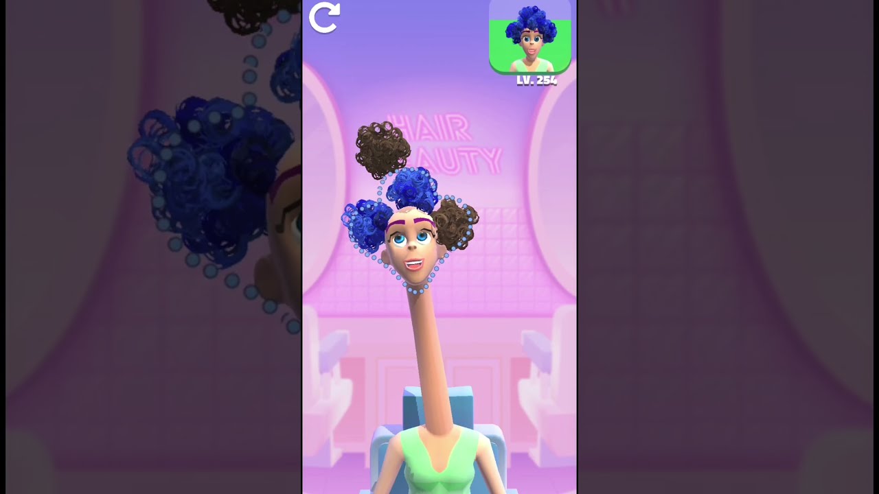 Girl Hair Transformation Hairstyle Game Part 256 Shortsviral Shortsfeed Gaming