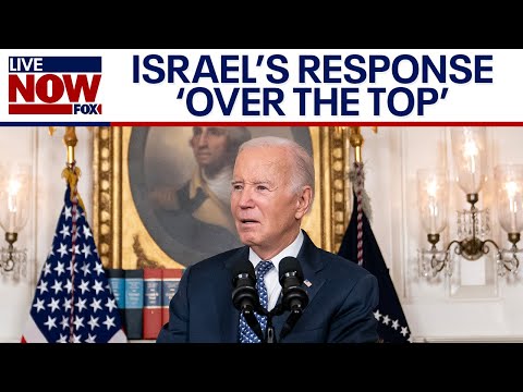 Biden confuses Mexican &amp; Egyptian president, calls Israel response &#039;over the top&#039; | LiveNOW from FOX