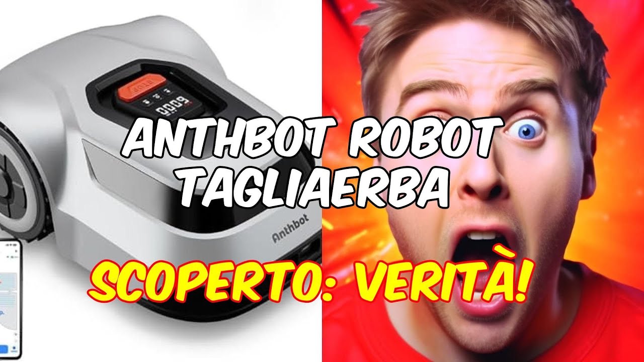 Robot Tagliaerba ANTHBOT - Automatico Per Giardino Fino A 1000 M&sup2;
