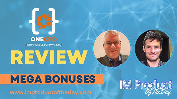 One CPD Rebrandable Software PLR Review + Award-Winning Bonuses To Make It Work FASTER (Worth $997)!