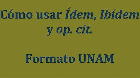 Quando si mette ibidem nelle note?