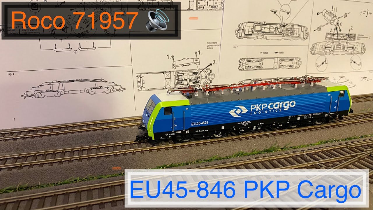 UNBOXING: #EU45-846 #Roco | #ZIMOSound | #DCC | Test ZIMO Sound | #PKPCargo | #Roco71957