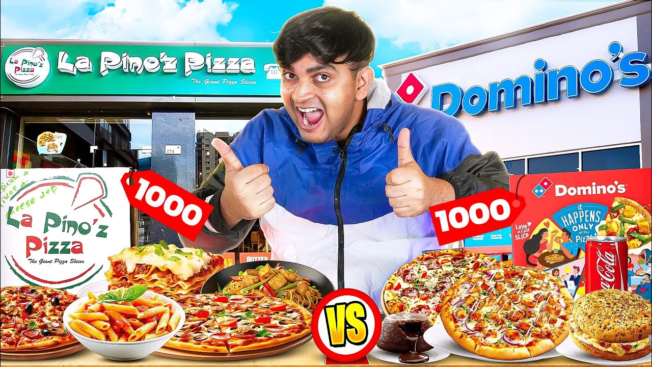Spending Rs1000 on Domino's vs La Pino'z Pizza