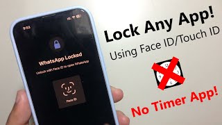 App Lock!🔒| All Apps✅ | No Timer App Required ❌ | Easy Way | Any iPhone📱| May 2023 | screenshot 3
