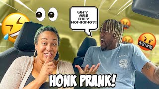 The Best HONK PRANK on Boyfriend *HE GOT SO MAD*