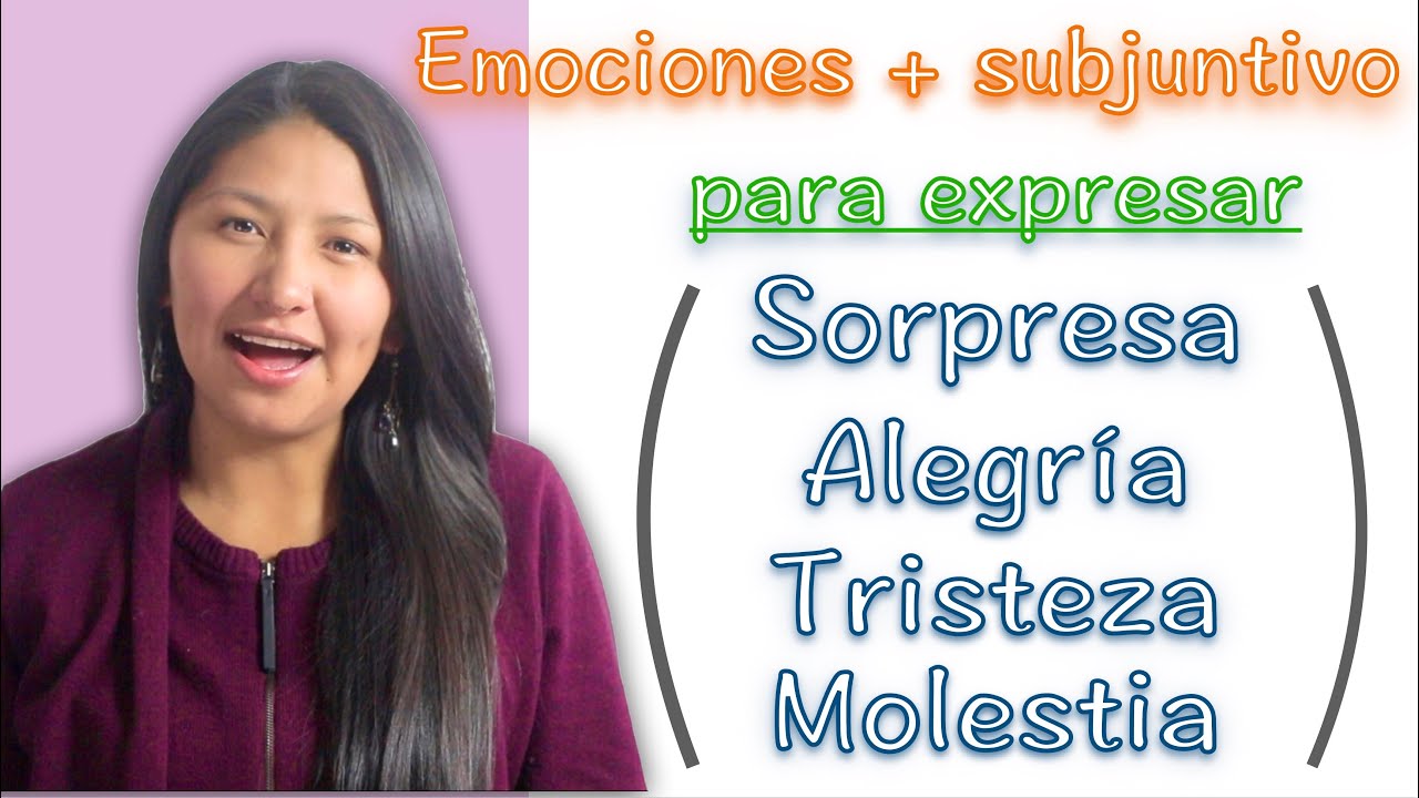 🔸Emociones + subjuntivo 🔸