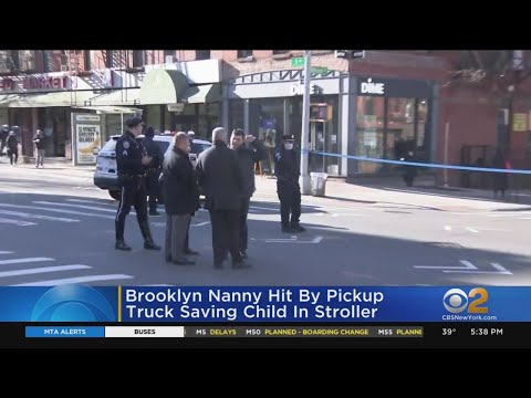 Brooklyn Nanny Hailed As A Hero For Pushing Child In Stroller Out Of The Way Of Oncoming Truck