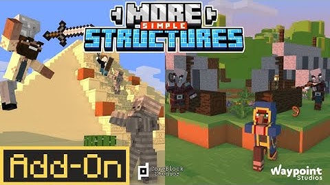 MORE SIMPLE STRUCTURES Add-On Showcase | Minecraft Marketplace