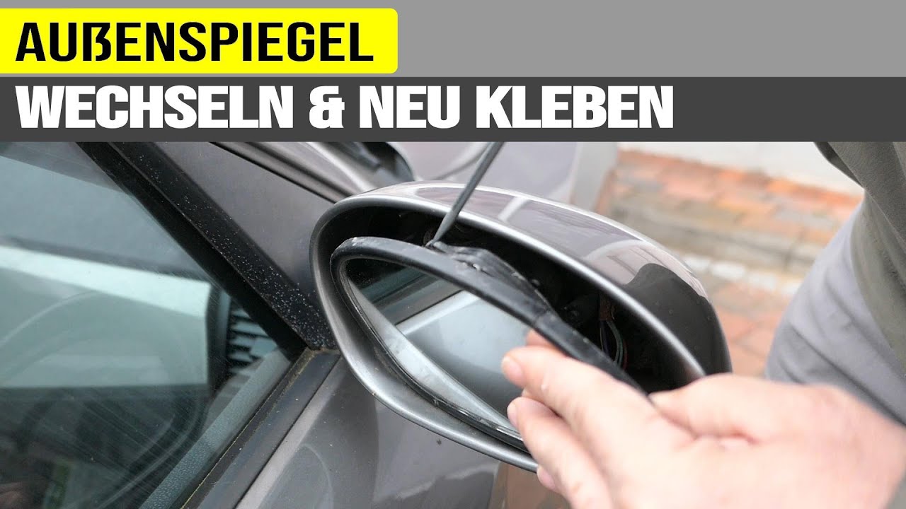 PKW Außenspiegel wechseln // Spiegelglas neu kleben // BMW Z4 E85 