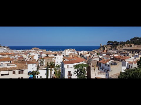 3. Поездка в Испанию 2019 год. Прогулка по городку Тоса де Мар.